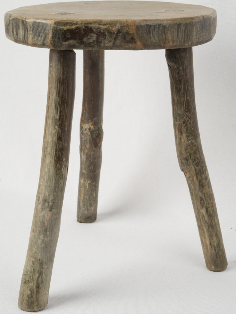 Weathered 1950s French charm stool