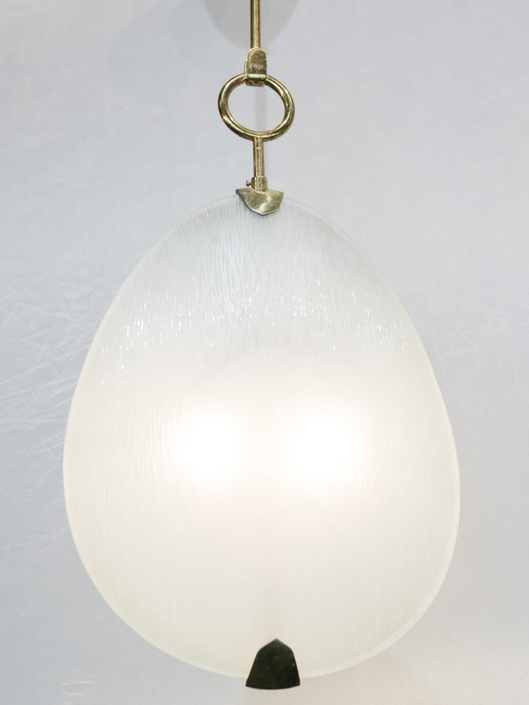 Elegant 1950 Fontana Arte pendants