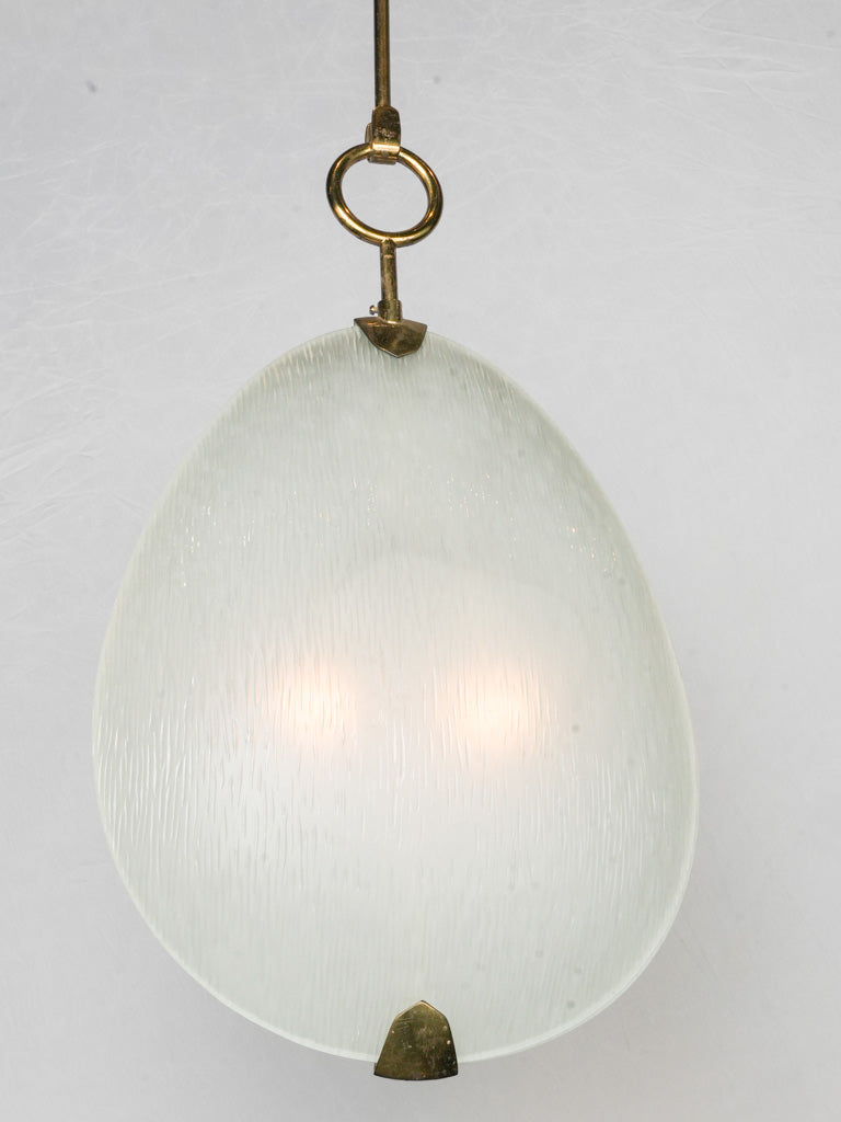 Sophisticated frosted glass pendant lights