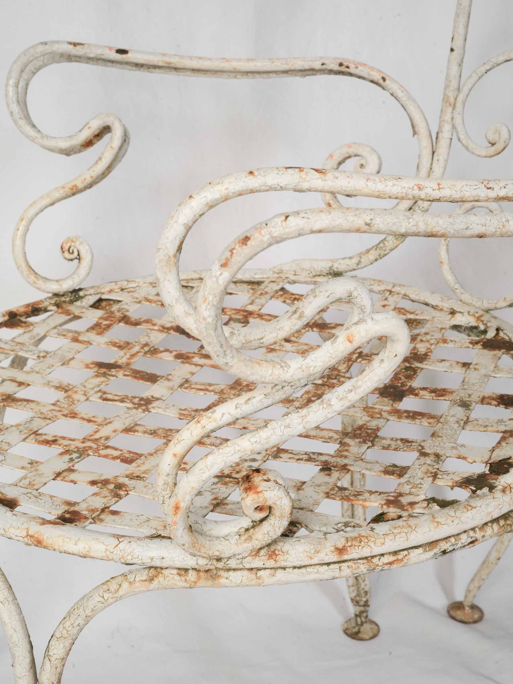 Nostalgic classic French garden armchairs  