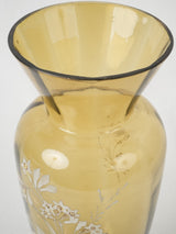 Classic hand-blown glass vase, France