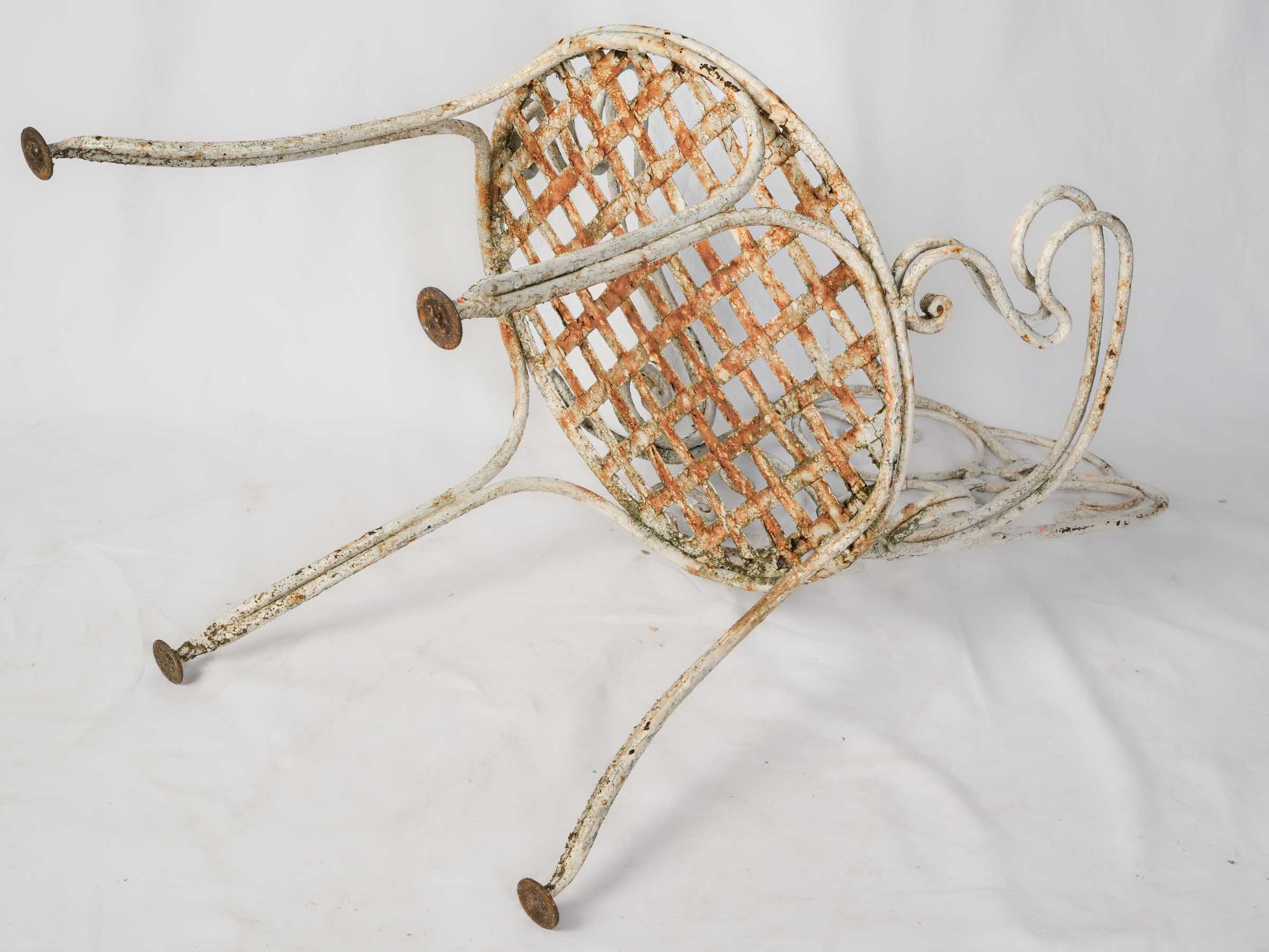 Decorative fer forgé garden chairs  
