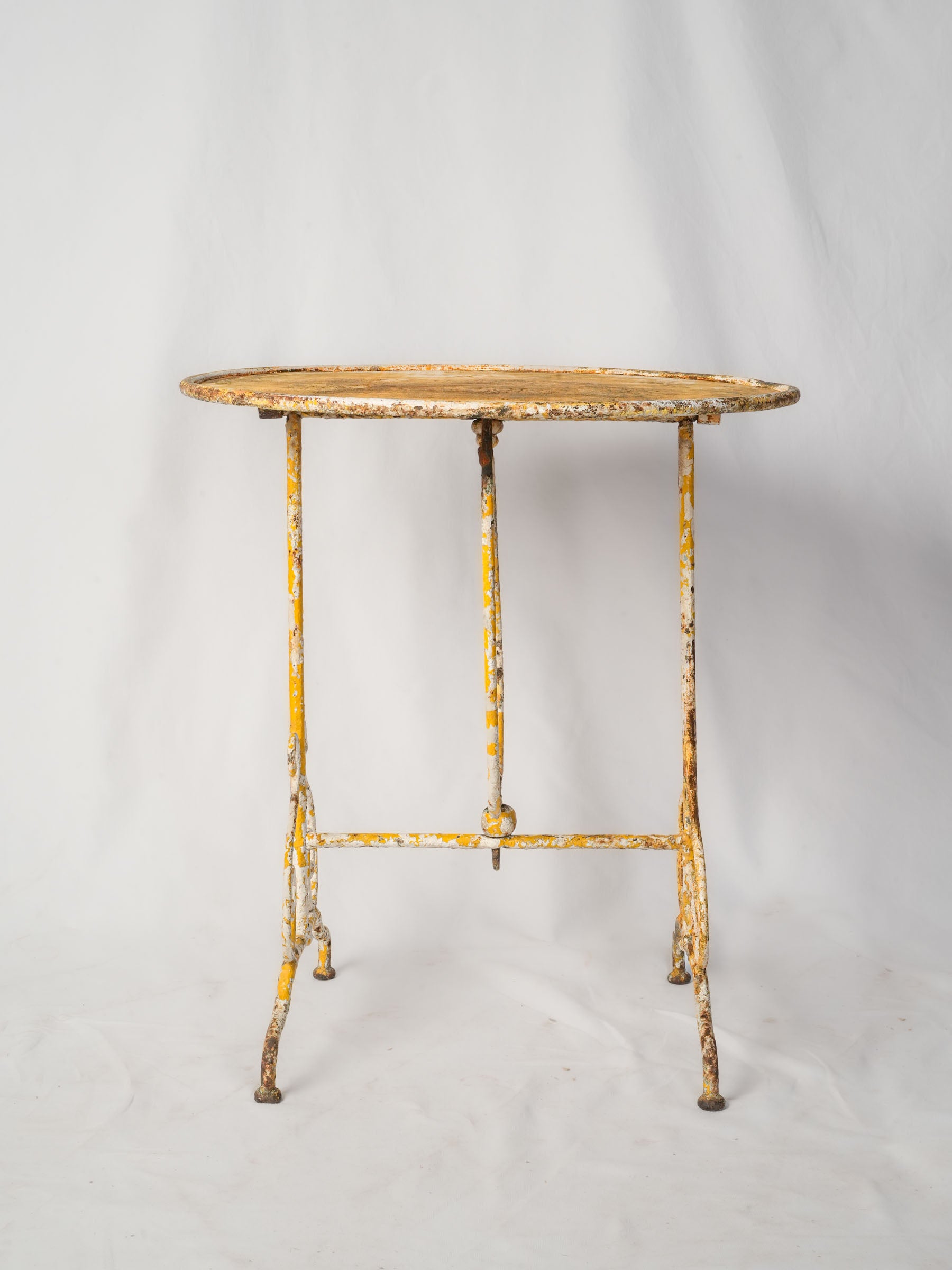 Elegant scrolling base French table  