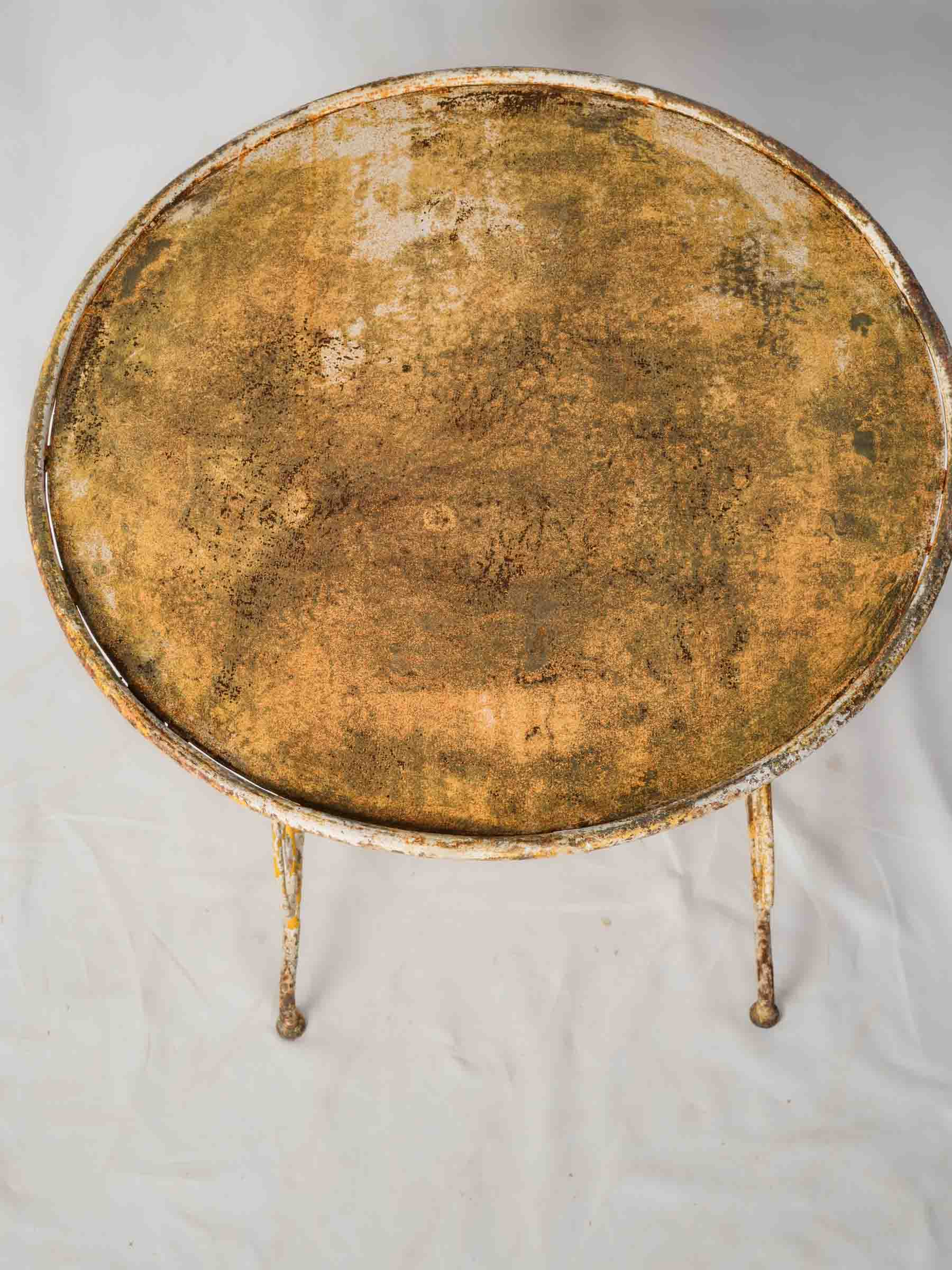Historical outdoor French tilting table  
