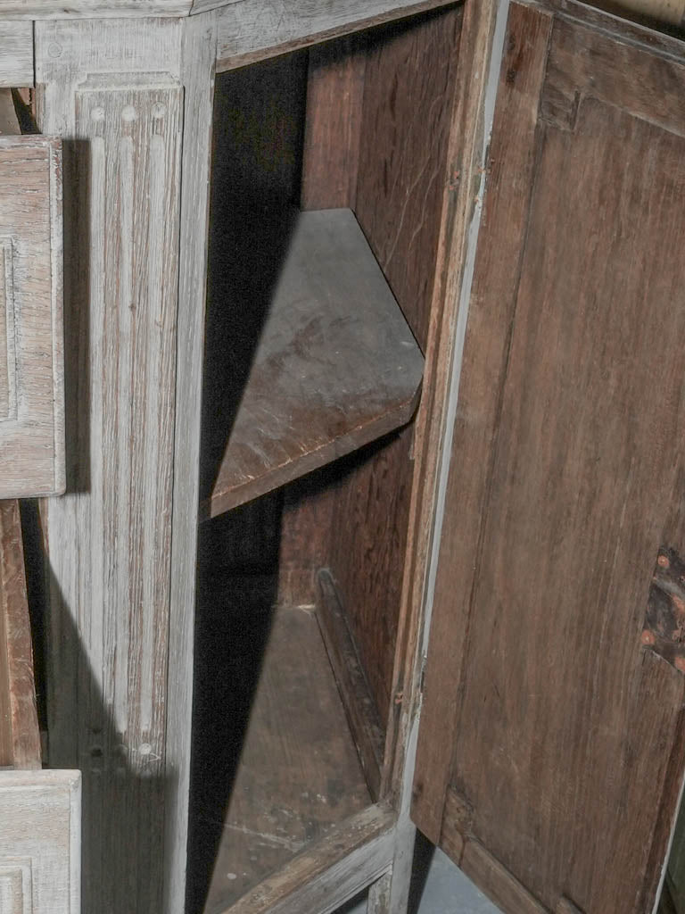 Gustavian bleached oak chest drawers