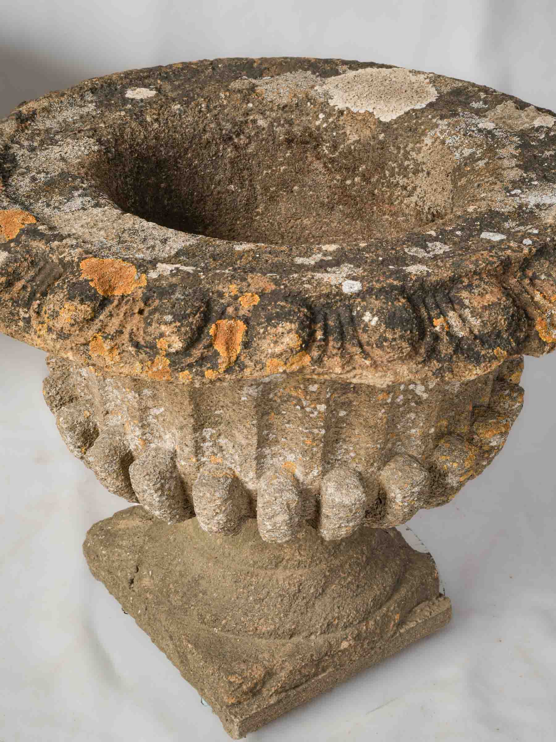 Elegant 19th-Century Cast Urns  