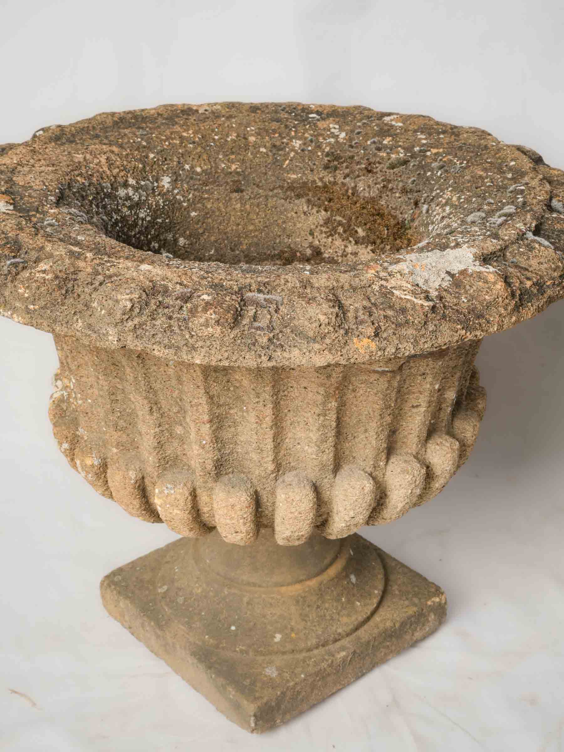 Sculptural Classical Style Garden Urns  