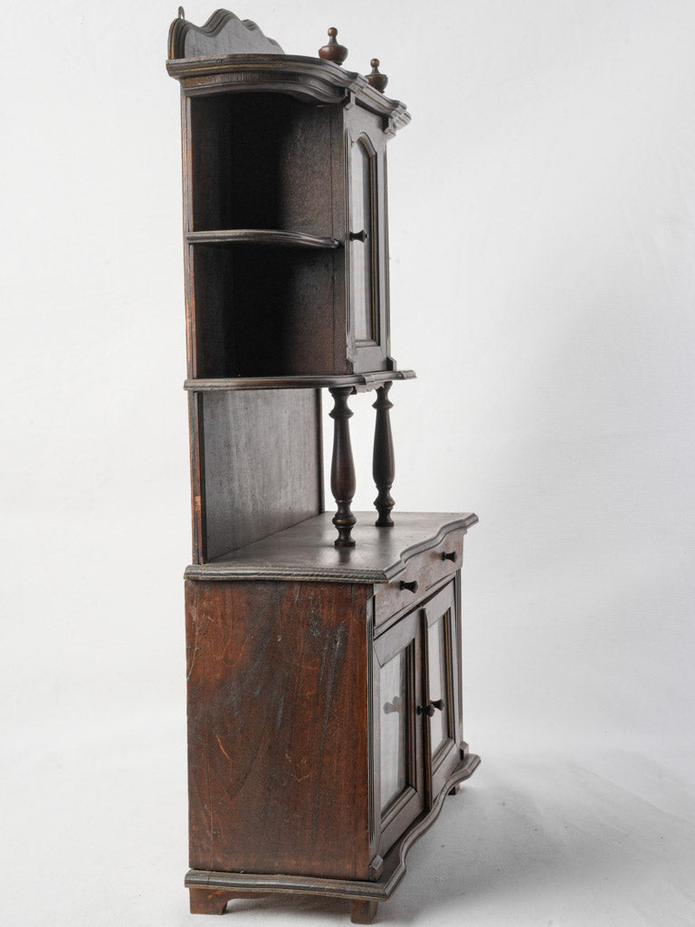 Rustic rural French storage vitrine  