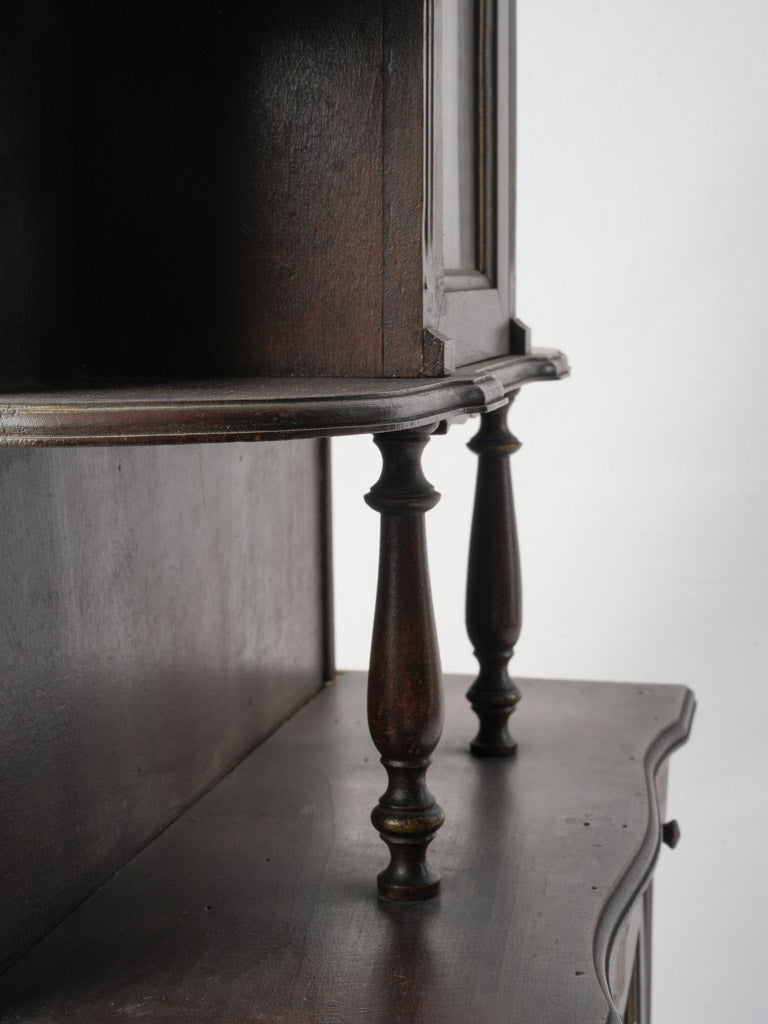 Distinctive glazed panel display cabinet  