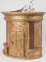 Remarkable, giltwood tabernacle communion cabinet