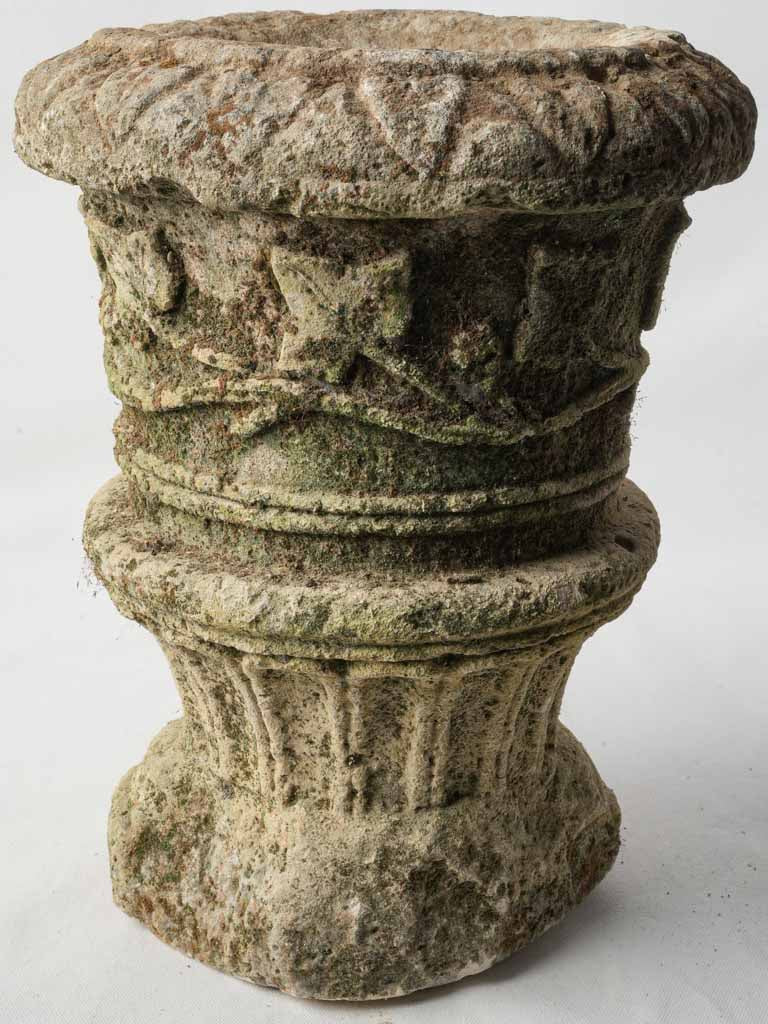 Hand-carved 18th-century planter