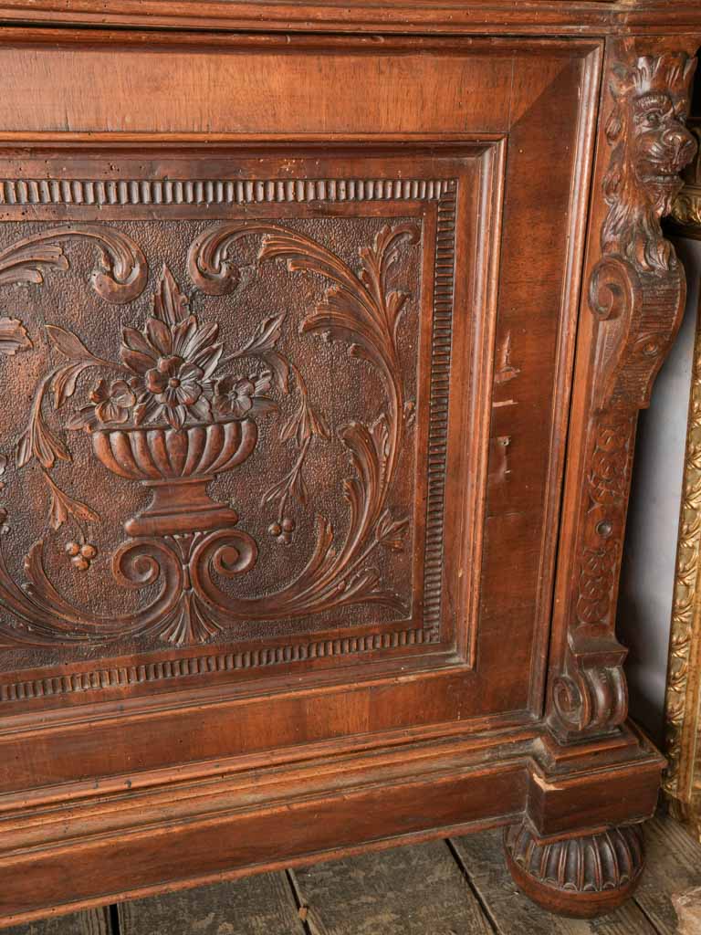 Striking Late 19th Century Italian Carved Sorting Cabinet - 82¾"