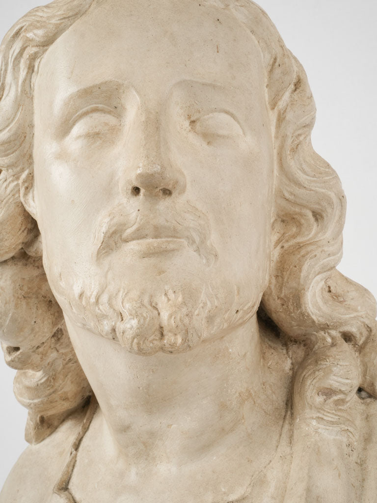 Historical Plaster Bust of Christ