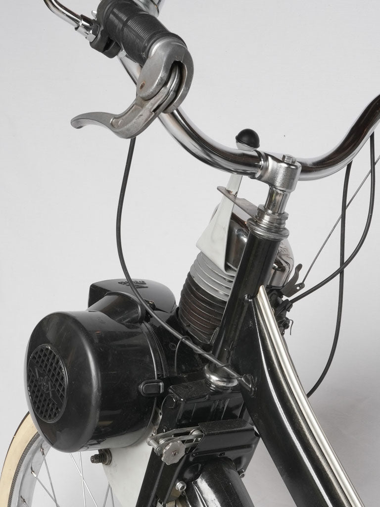 Timeless restored black chrome bicycle