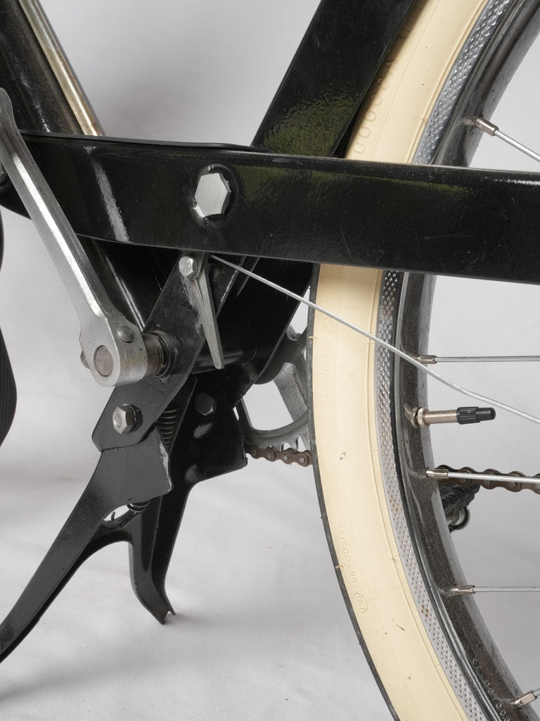 Polished black Solex 3800 motorcycle