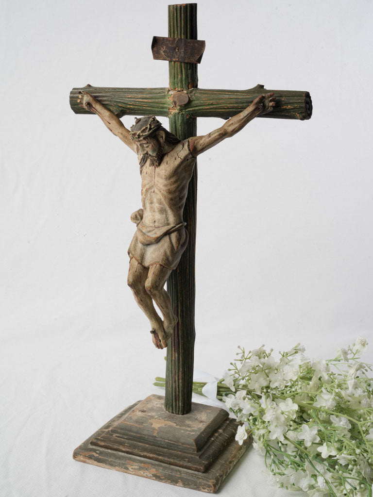 Exquisite hand-crafted Spanish crucifix  