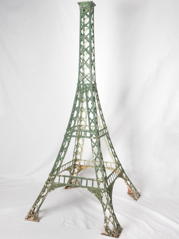 Vintage Green Eiffel Tower Model