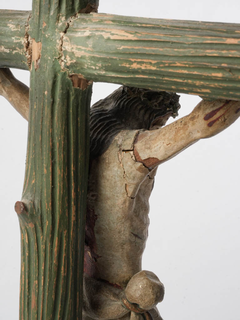 Serene Spanish heritage crucifix  