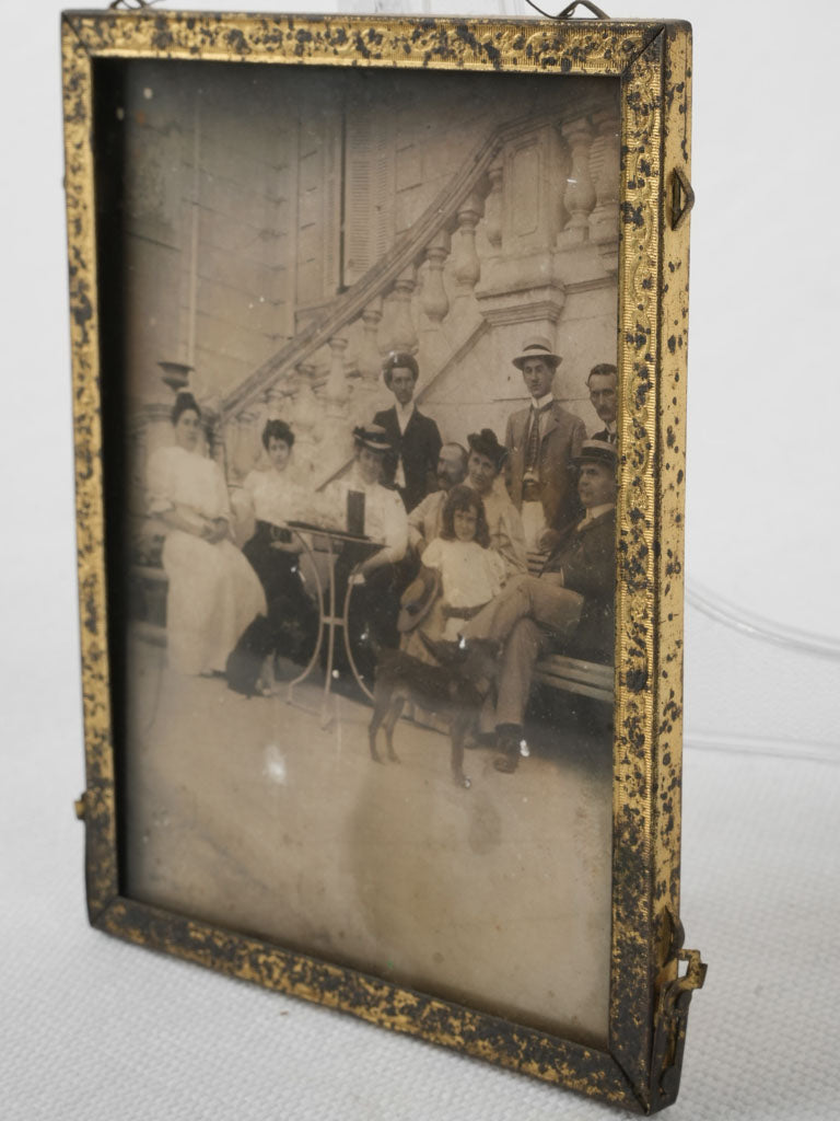 Exquisite 19th century glass photograph 