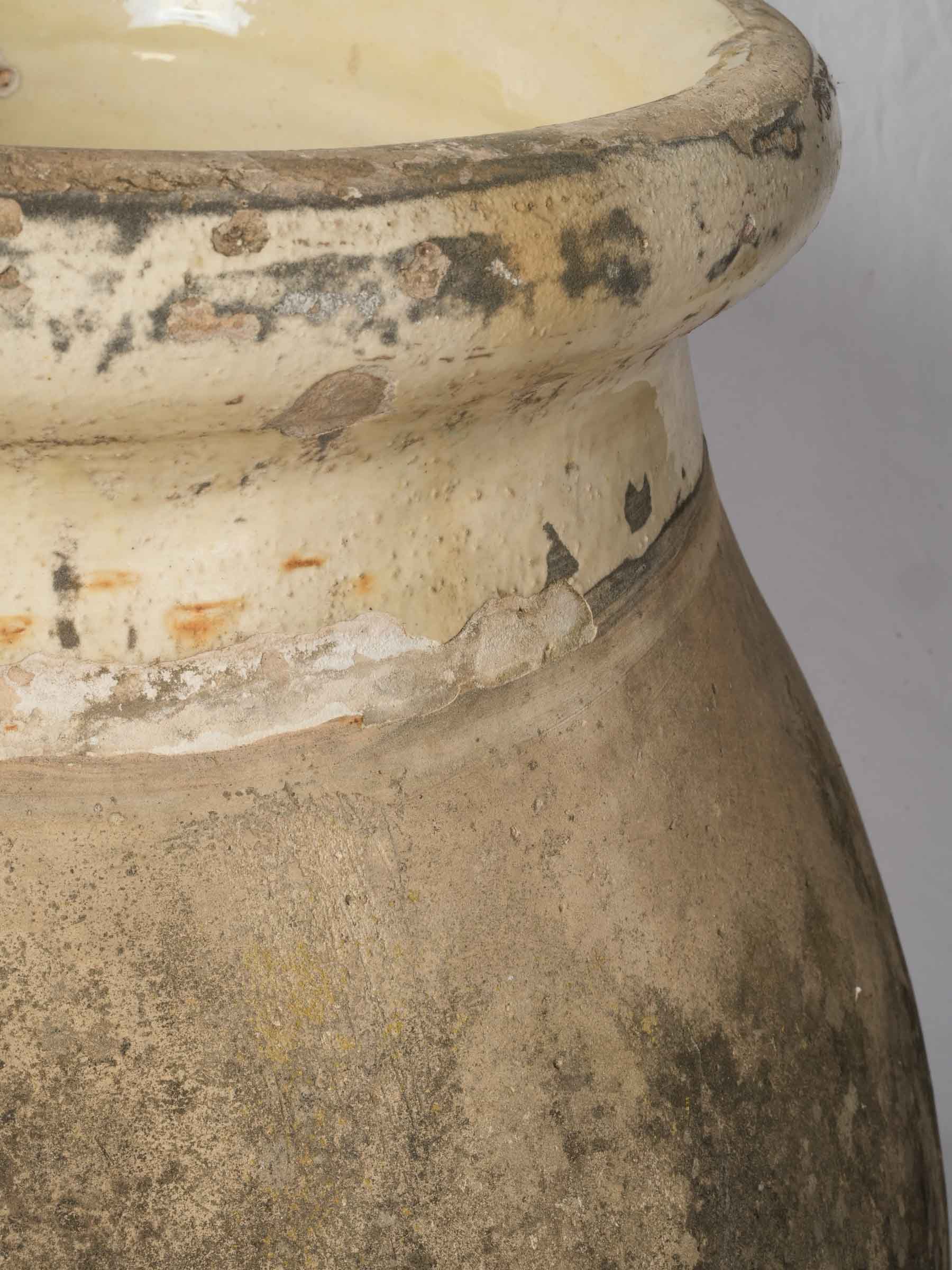 Decorative Provence heritage storage jar  