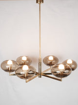 Vintage brass Italian Sciolari chandelier