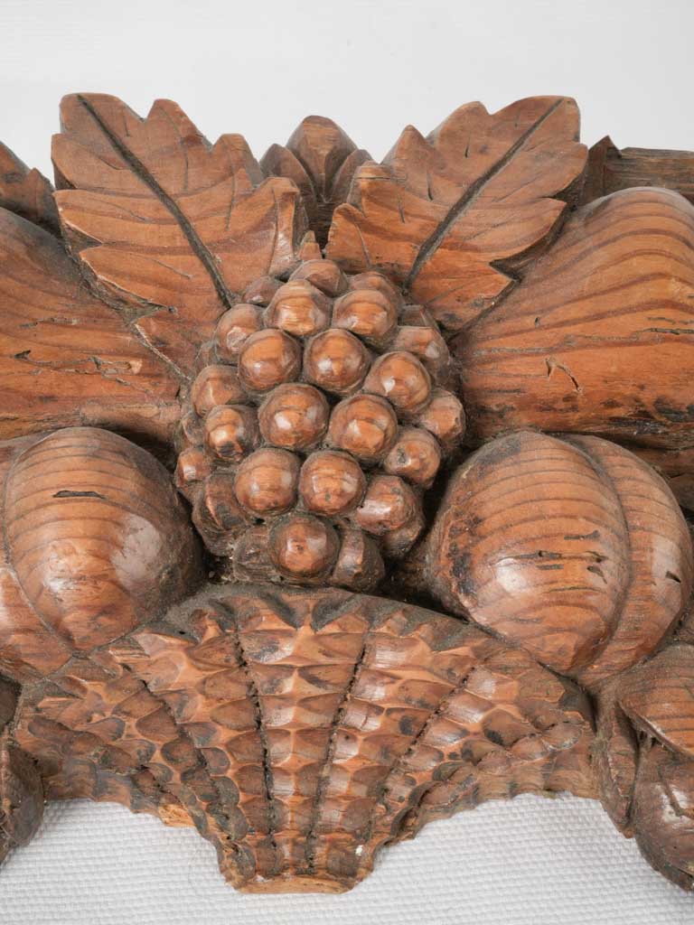 Rustic French armoire crown replica