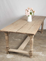 Oak farm table - early 20th century 90½" x 34¾"