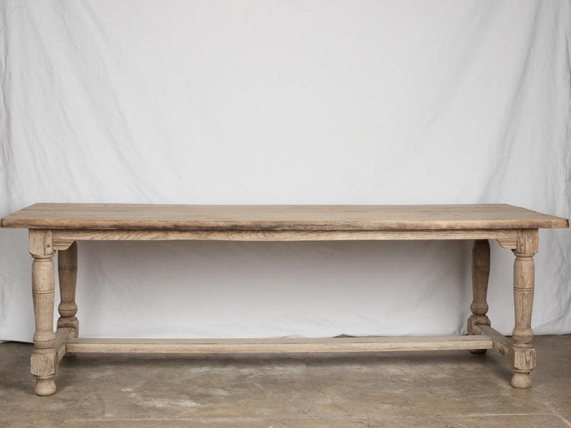 Oak farm table - early 20th century 90½" x 34¾"