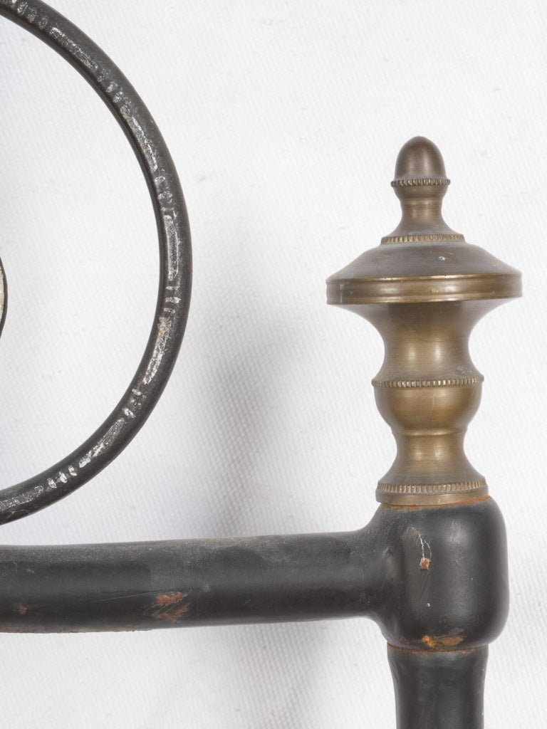 Hand-Forged Mid-20th Century Italian Wrought Iron Headboard for Double Bed By Rino Baglini - 72¾" x 63"