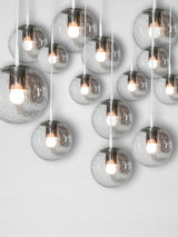 Modern Dutch blown-glass pendant lights