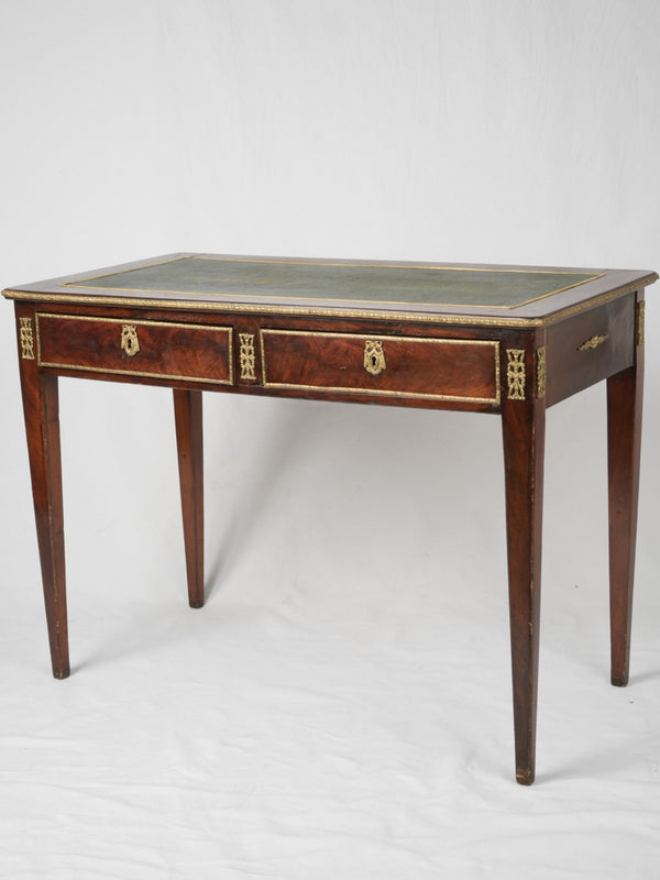 Elegant, original, Reissner-style, Empire mahogany desk