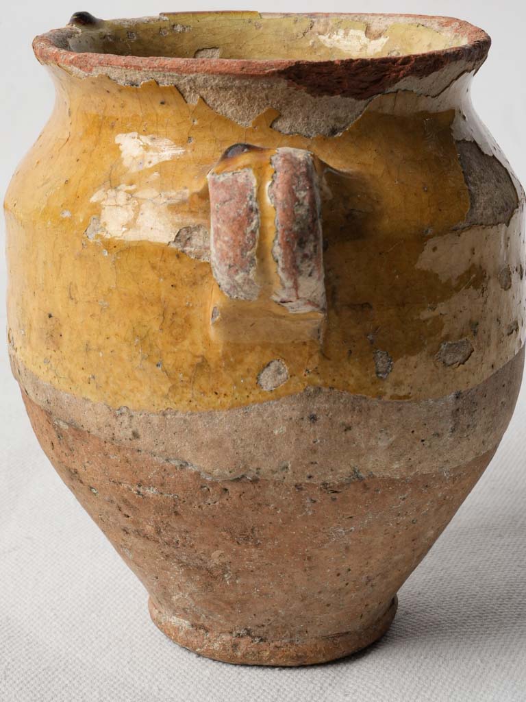 Golden Glazed Vintage Vessel  