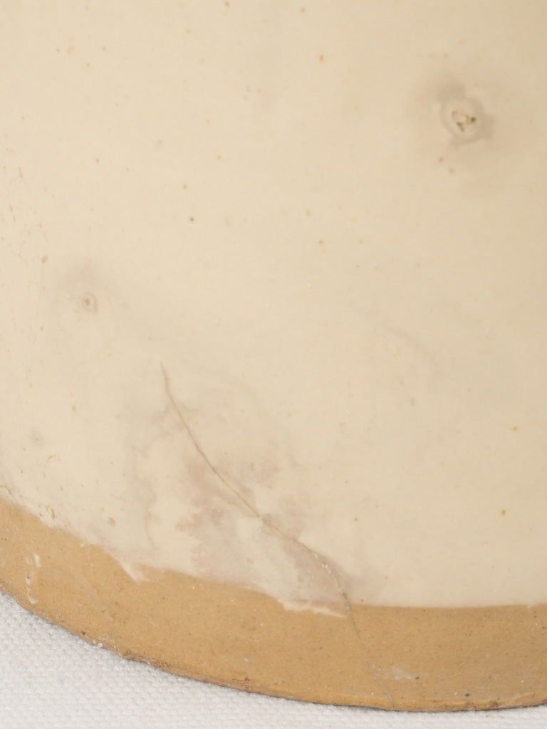 Traditional 19th-century terracotta cream pot