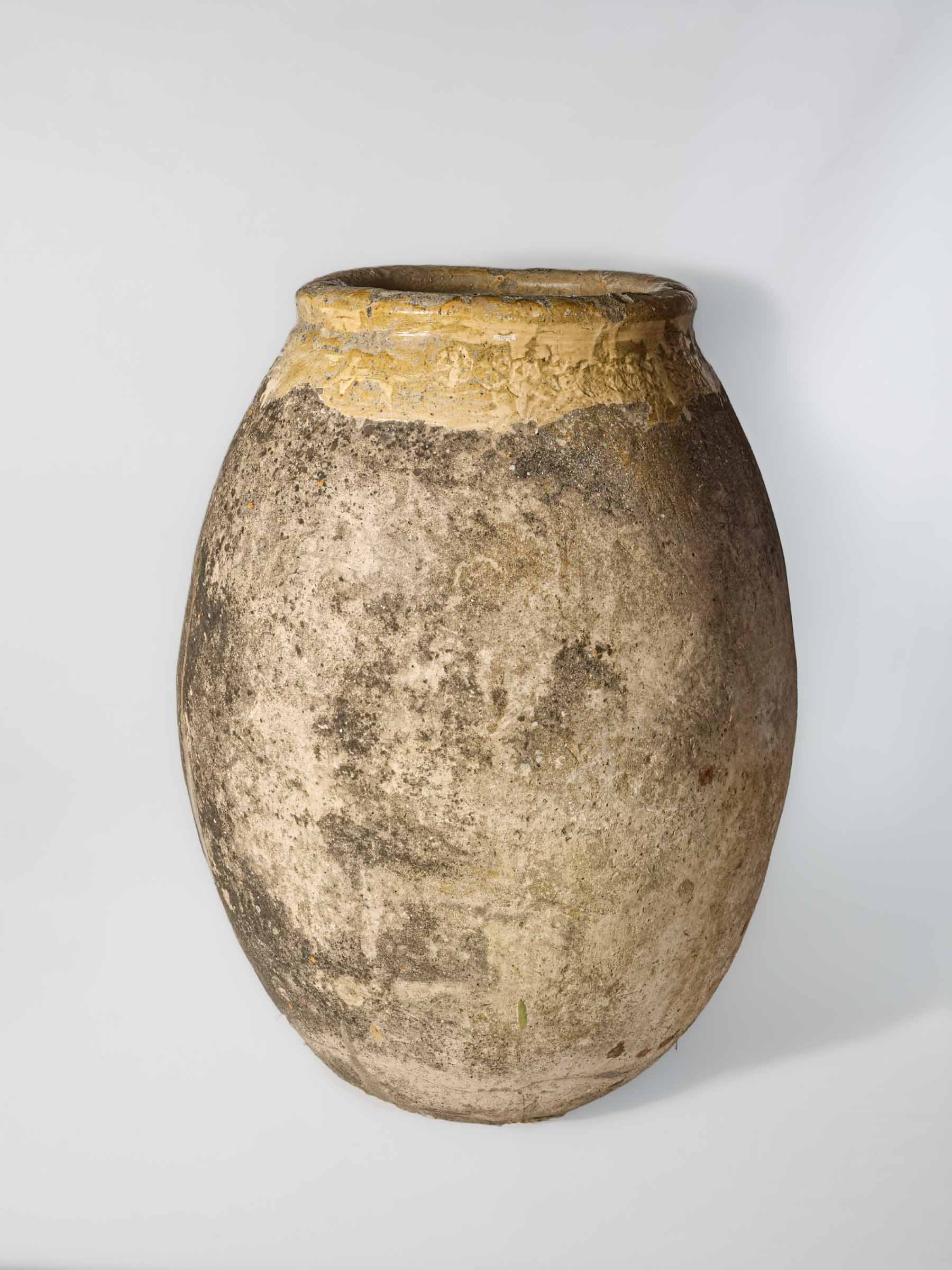 Rare vintage terracotta Biot jar  
