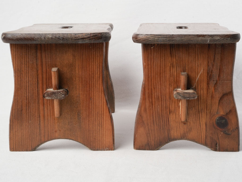 Authentic vintage French stools