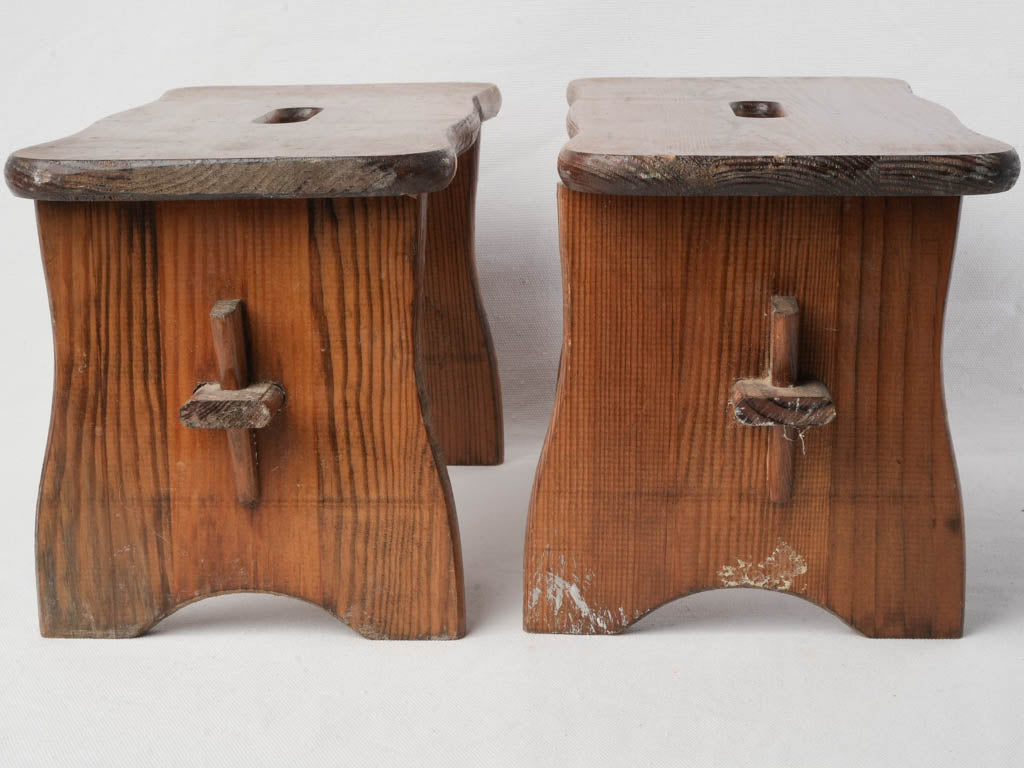 Stylish alpine side tables