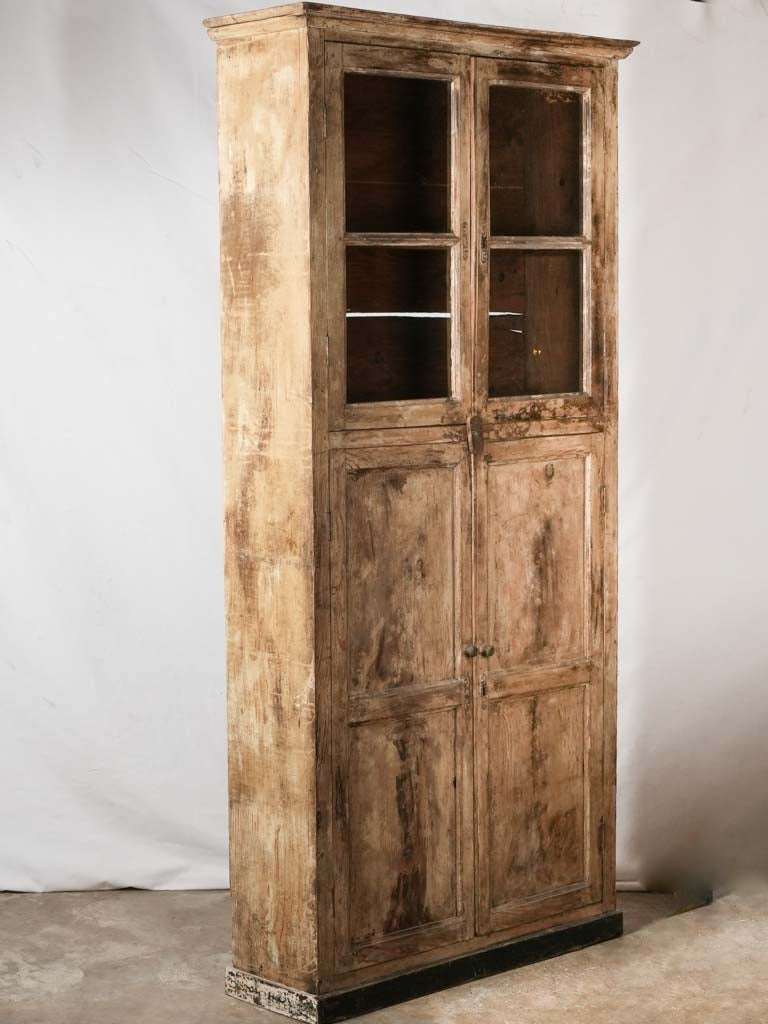 Tall narrow vitrine / armoire - 19th century 87½" x 39"