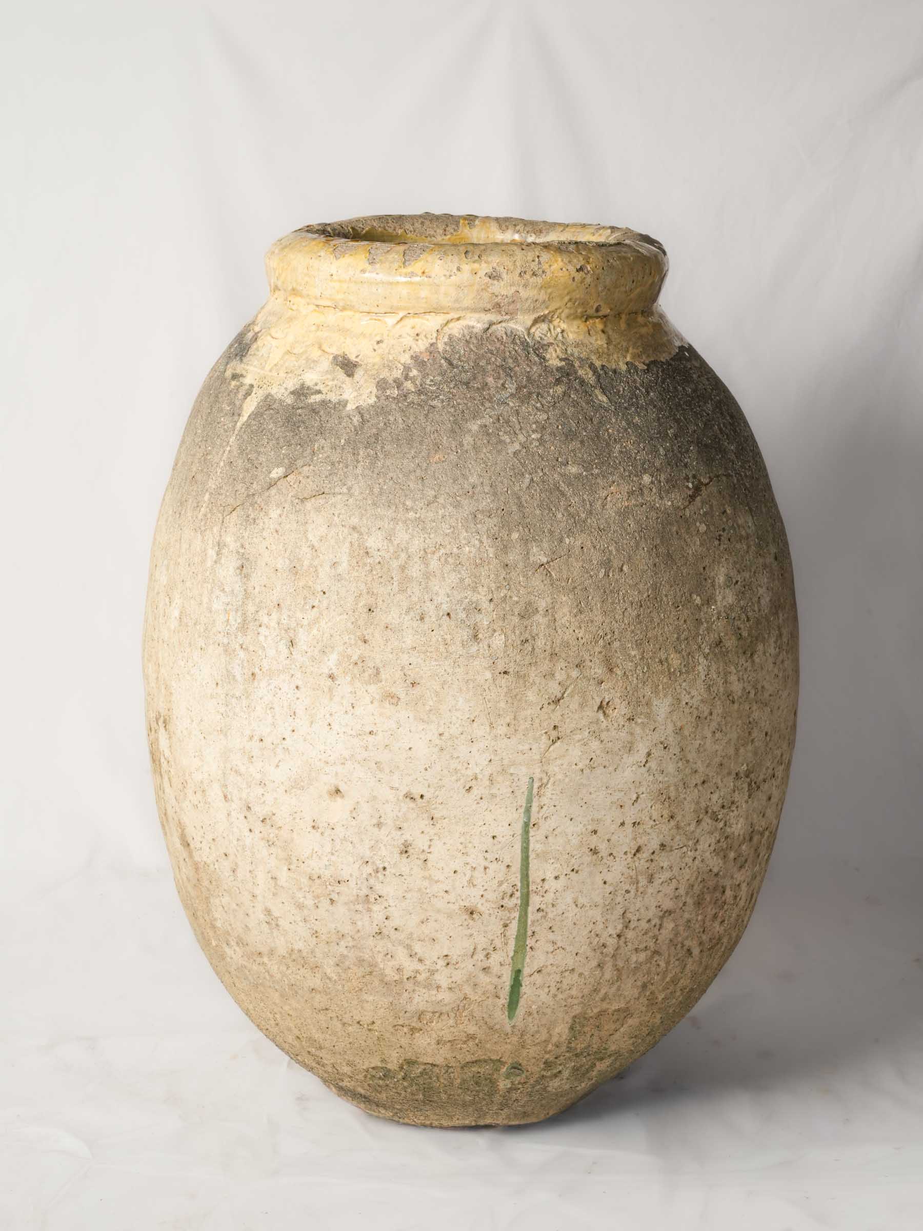 Antique terracotta Biot jar