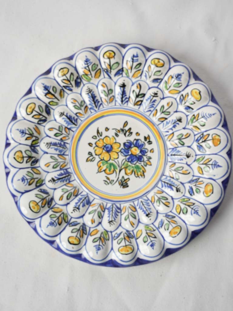 Mid-20th-Century French Provençal Decorative Plate by Gonfer - 10¾"