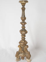 Antique gilded Louis XIV candlestick