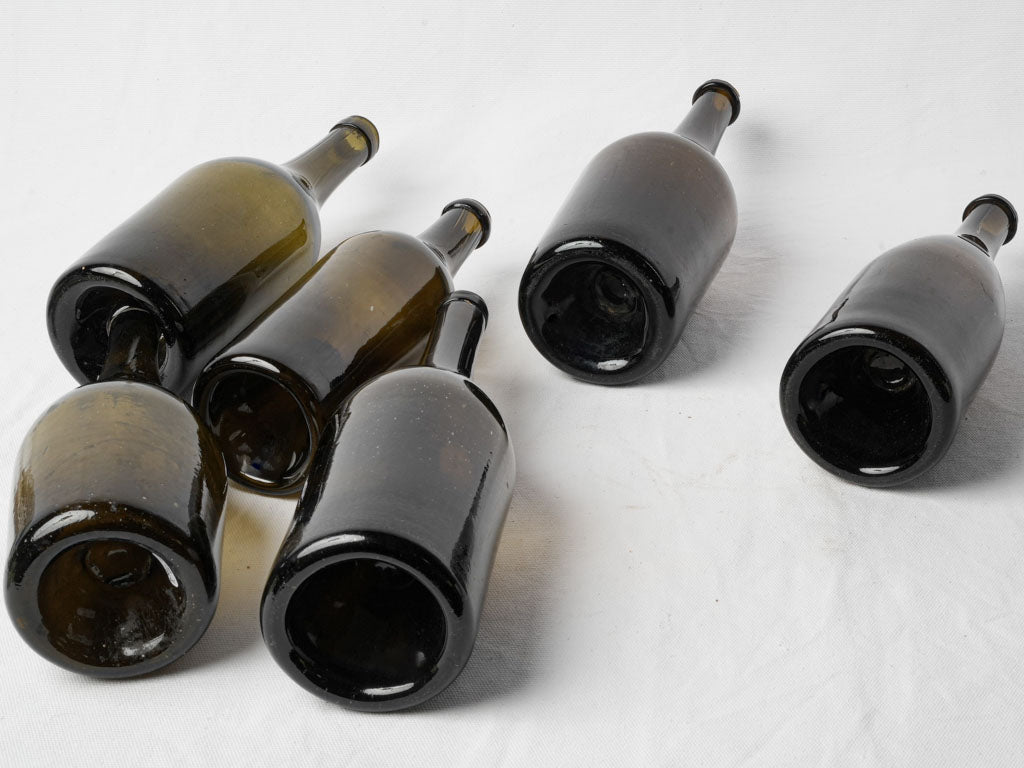 Serene minimalist vintage bottles  
