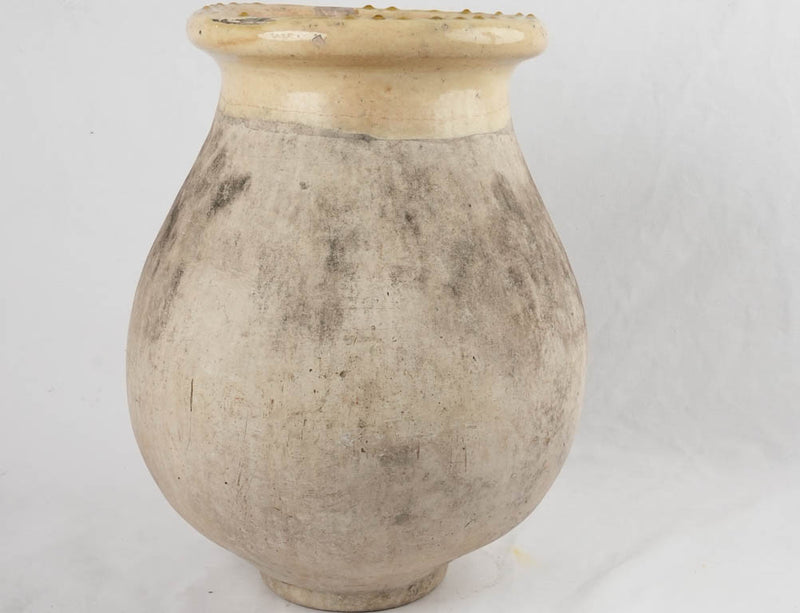 Antique French olive jar - Biot jar 19th century 22½"