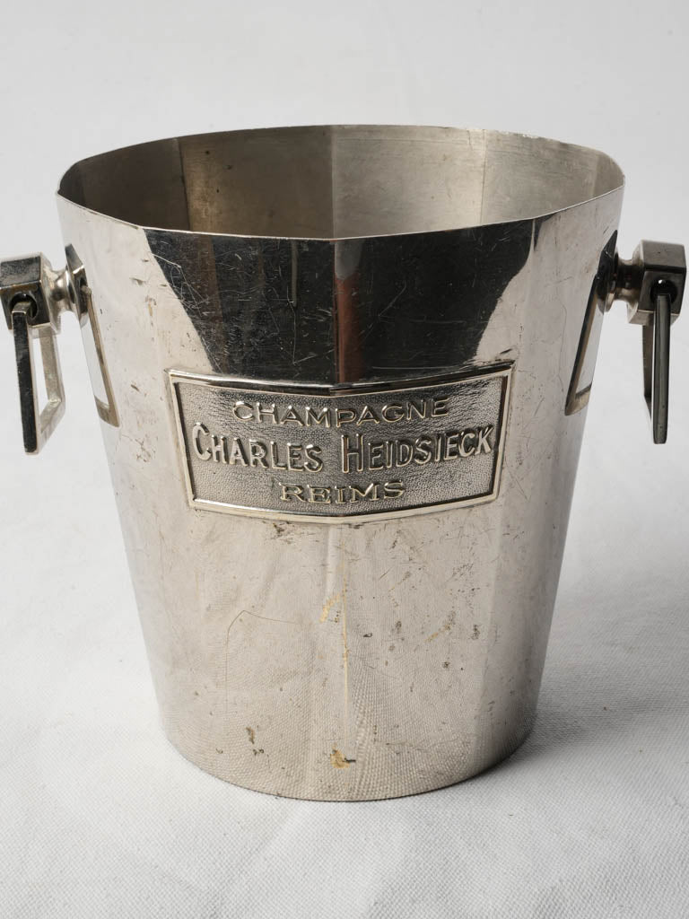 Vintage silver-plated champagne bucket  