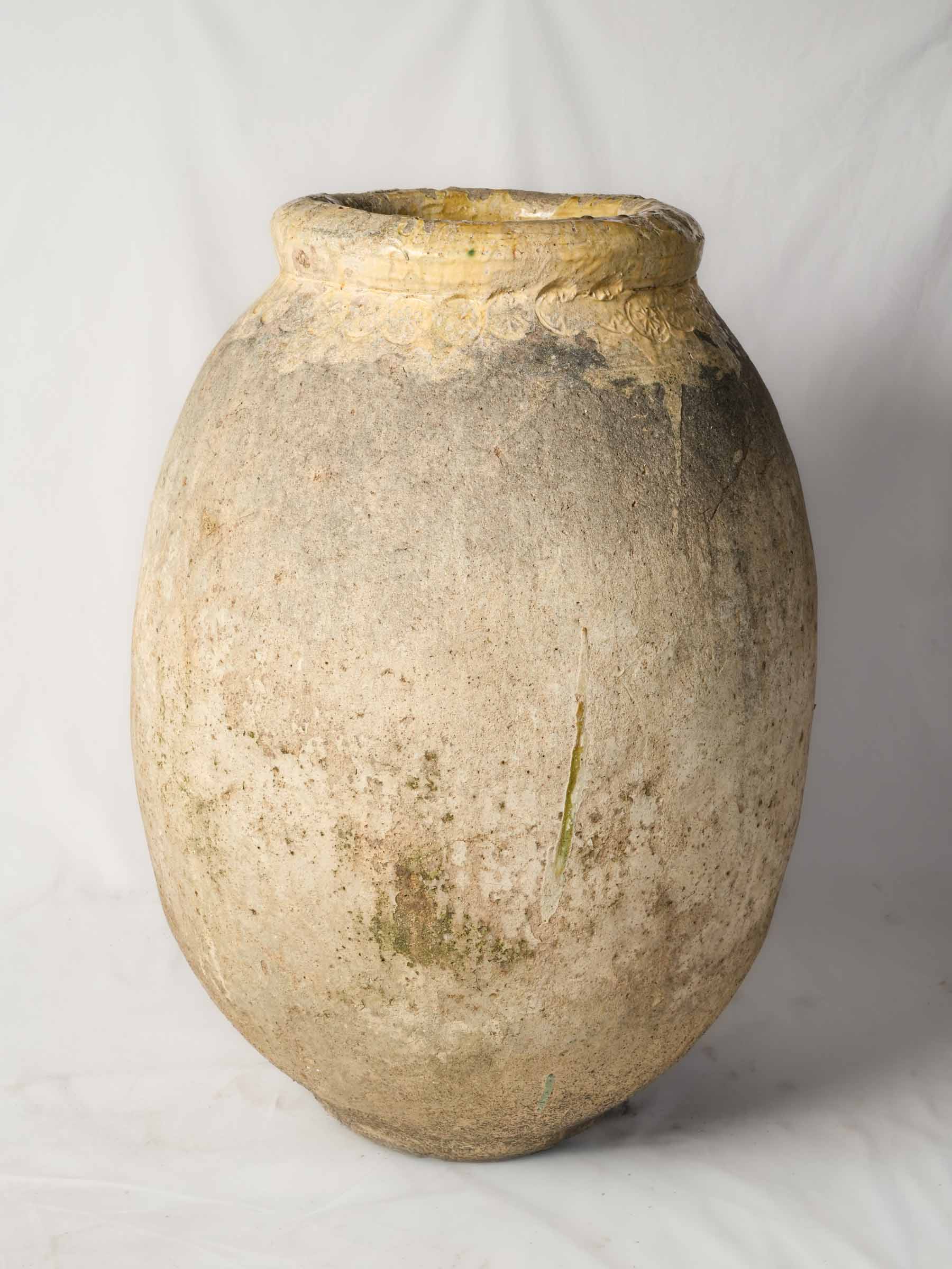 Vintage Provençal olive oil vessel