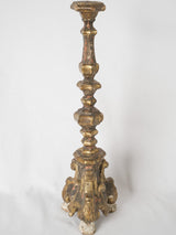 Classic faded gilt decorative candlestick