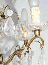 Intricate antique brass chandelier 