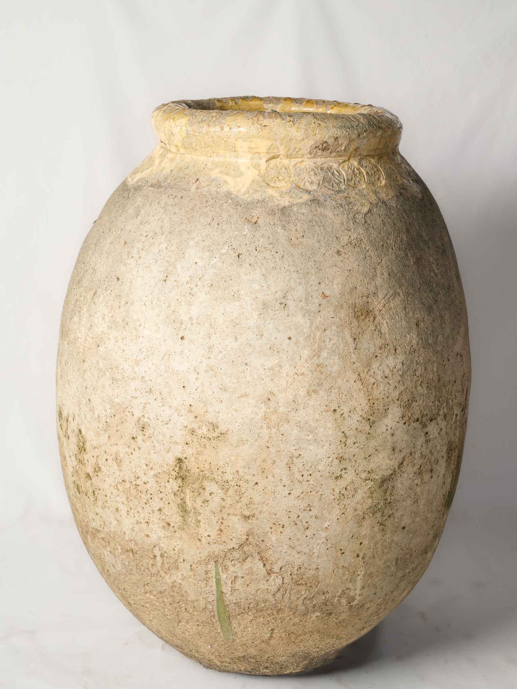 Aged French Riviera grain container