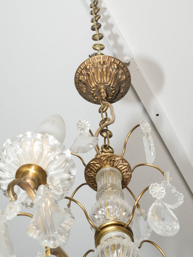 French-style pendant crystal chandelier