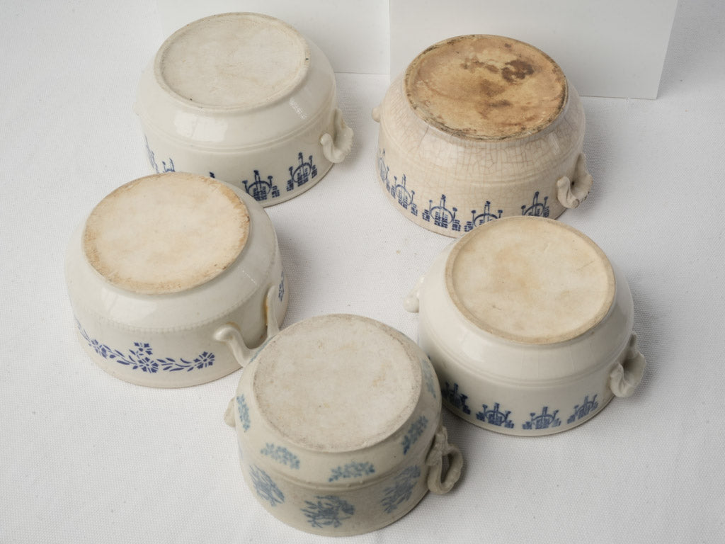 Decorative Provençal ceramic serving bowls