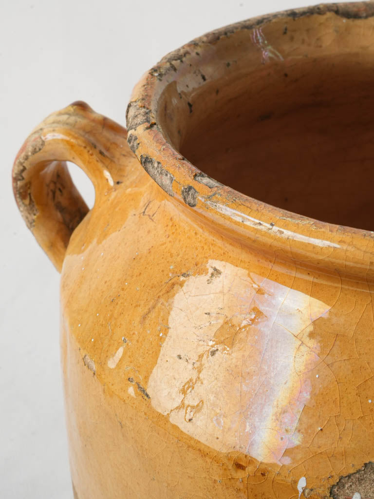 Amber-toned collectible kitchen jar